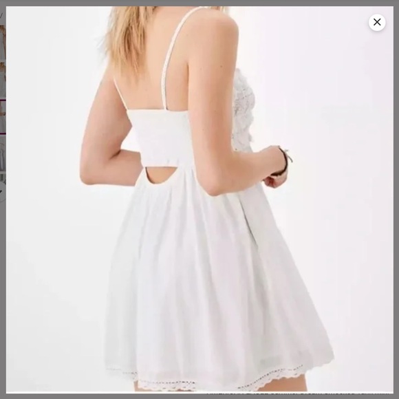 American Eagle Outfitters white Summer Dream smocked sundress Size Small NWT - Picture 4 of 15